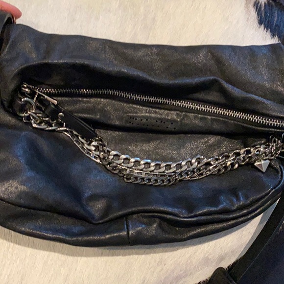 Cute Leather Bag with Heavy Chains - Picture 7 of 9
